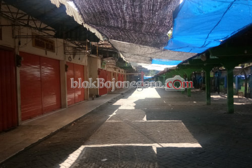 Lebaran, Pasar Kota Bojonegoro Dikunci